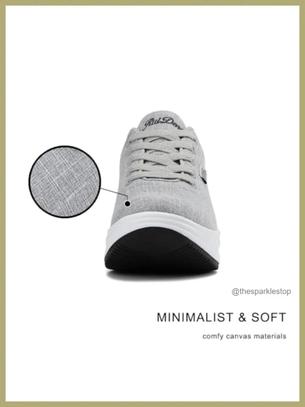 Women's Slip Resistant Walking Shoes 2 Inch Platform Chunky Sneakers